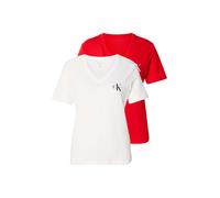 Calvin Klein Jeans T-shirt rouge / noir / blanc, Taille XXL