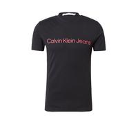 Calvin Klein Jeans T-Shirt rouge / noir, Taille M