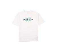 Calvin Klein Jeans T-Shirt vert / noir / blanc, Taille 152