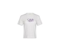 Calvin Klein Jeans T-shirt violet / blanc, Taille XXL