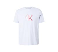 Calvin Klein SS 30S Whsl Ckj 2Tone CK Graphic Lv14Re829G T-Shirts Graphiques, Purple (Casual Blue), S Homme