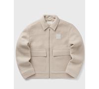 Calvin Klein Jeans TEXTURED WOOL JACKET men Bomber Jackets beige taille: XL