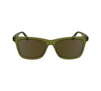 Calvin Klein Jeans Unisex Adult Sunglasses CKJ24601S - Khaki with Solid Khaki Lens