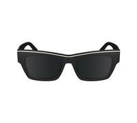 Calvin Klein Jeans Unisex Adult Sunglasses CKJ24602S - Black with Solid Grey Lens