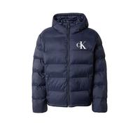 Calvin Klein Jeans Veste d’hiver bleu foncé / blanc, Taille L