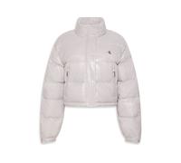 Calvin Klein Veste Matelassée Femme Shine Courte, Gris (Gull Gray), XL