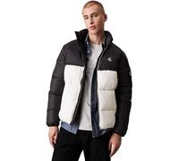 Calvin Klein Jeans Veste Matelassée Homme Mi-Saison, Multicolore (Ivory/Ck Black), XL