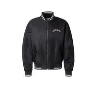 Calvin Klein Jeans Veste mi-saison 'Varsity' gris foncé / noir / blanc, Taille S