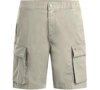Calvin Klein Short Cargo Homme Washed avec Ceinture Élastique, Beige (Laurel Oak), 34W