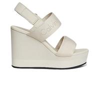 Calvin Klein Jeans Wedge Sandales pour Femme Beige YW0YW013600F4 37