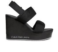 Calvin Klein Jeans Wedge Sandales pour Femme Noir YW0YW013600GO 40