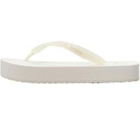 Calvin Klein Jeans Women BEACH SANDAL FLATFORM, Creamy White/Whisper Pink, 38 EU