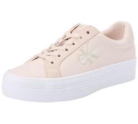 Calvin Klein Jeans Women Bold Vulc FLATF Low Mix ML MTR, Whisper Pink/White, 40 EU
