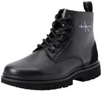Calvin Klein Jeans Women EVA BOOT MID LACE UP MTR, Triple Black, 39 EU