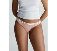Calvin Klein Lace Brazilian Thong Sombre 14 (L) Female