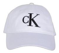 Calvin Klein Large Monogram Embroidery Cap Brilliant White Taille: OS | Bonnets Outlet | Femme | Blanche