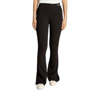 Calvin Klein Leggings Femme Milano Elastic Jambes Évasées, Noir (CK Black), L