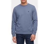 Calvin Klein Long Sleeve Classic 350gsm Terry Monogram Dusty Sailor Blue Taille: L | Pulls Outlet | Homme | Bleu
