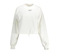 Calvin Klein - Long Sleeve SweaT-shirt - Femme - Sweatshirts et sweats à capuche - Blanc - Taille: 46 FR