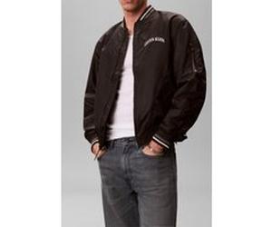 Calvin Klein Long Sleeve Unfilled Nylon Track Jacket Black Taille: M | Blousons d'aviateurs Outlet | Homme | Le Noir