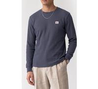 Calvin Klein Long Sleeve Waffle Badge T-shirt Blue Nomad Taille: XL | Manches longues Outlet | Homme | Bleu