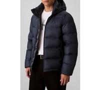 Calvin Klein Veste Matelassée Homme Nylon Zip Off avec Capuche, Bleu (Ink), M