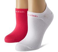 Calvin Klein Sneaker Chaussettes, Rose, Taille Unique (Lot de 2) Femme