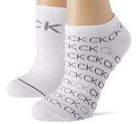Calvin Klein Sneaker Chaussettes, Blanc, Taille Unique (Lot de 2) Femme