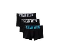 Calvin Klein Lot de 3 boxers ajustés pour homme, modèle minimaliste en coton stretch respirant, taille moyenne, bande élastique emblématique à la taille avec logo. Intense Power, multicolore, S