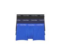 Calvin Klein Lot de 3 Boxers Low Rise Maillot, 1 x Noir, 1 x Ombre Bleue, 1 x Eau de Cobalt, Homme