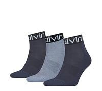 Calvin Klein Lot de 3 boxers pour homme, bleu marine, 39-42