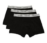 Calvin Klein, lot de 3 boxers pour homme, coton stretch, élastique apparent, log