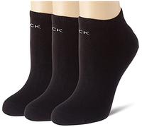 Calvin Klein Sneaker Chaussettes, Noir, Taille Unique (Lot de 3) Femme
