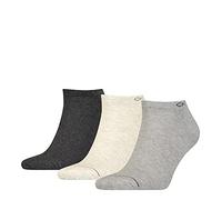 Calvin Klein Lot de 3 paires de chaussettes pour homme, Mélange de gris moyen., taille unique