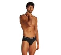 Calvin Klein Lot de 3 Slips pour Homme - 0000U2661G - Multicolore (Corps Noirs avec Ombre Bleue/suprème), L, Multicolore (Corps Noir avec Ombre Bleue/suprême), L