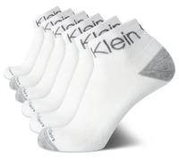Calvin Klein Lot de 6 paires de chaussettes de sport respirantes pour homme pour la course à pied et l'entraînement (40-40), Blanc assorti, 7-12