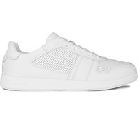 Calvin Klein Low Lace Up Leather Trainers Blanc 11 (46) Male