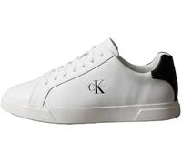 Calvin Klein Low Prof Cupsole LTH HM0HM02123 Low Top, Blanc (Bright White/Black), 6.5