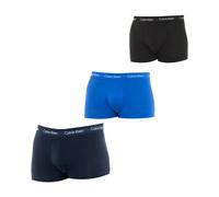 Calvin Klein - Low Rise Trunks 3-Pack - Homme - Sous-vêtements - Multicolore - Taille: XL