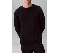 Calvin Klein Ls 100% Merino Crew Dark Sapphire Taille: M | Pulls Outlet | Homme | Bleu