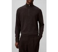 Calvin Klein Ls 100% Merino Quarter Zip Gunmetal Heather Taille: L | Pulls col roulé Outlet | Homme | Gris