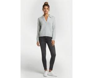 Calvin Klein Ls Boucle Polo Melodic Blue Taille: M | Pulls en Maille Outlet | Femme | Bleu