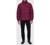 Calvin Klein Ls Chenille Stand Collar Jacket Berry Glaze Taille: L | Vestes d'hiver Outlet | Homme