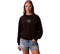 Calvin Klein Ls CK Foil Crew Sweatshirt Lv047f838g Sweatshirts Femme