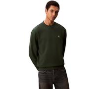 Calvin Klein Ls EU 350terry Monogram CN Swtsh Lv04rc296g Sweatshirts, Green(Sycamore), L Homme