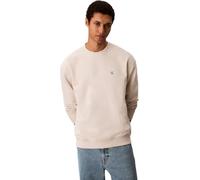 Calvin Klein LS EU 350TERRY Monogramme CN SWTSH LV04RC296G Sweat-Shirts, Blanc (Craie), M