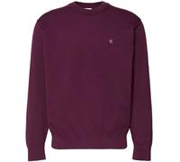 Calvin Klein Ls EZ Cotton Crewnk Sweater 12Gg Lv04Rc309G Chandails, Purple (Passion Plum), S Homme