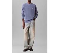 Calvin Klein Ls Ez Cotton Waffle Sweater Dusty Sailor Blue Taille: M | Pulls Outlet | Homme | Bleu