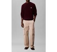 Calvin Klein Ls Ez Cotton Waffle Sweater Passion Plum Taille: L | Pulls Outlet | Homme | Magenta