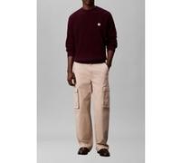 Calvin Klein Ls EZ Cotton Waffle Crwnk SWTR 9 Lv04Rd313G Chandails, Purple (Passion Plum), S Homme
